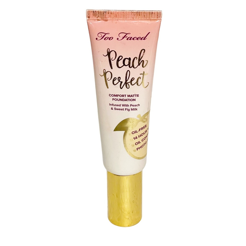 Too Faced Peach Perfect Comfort Matte Foundation Sable Face Makeup New